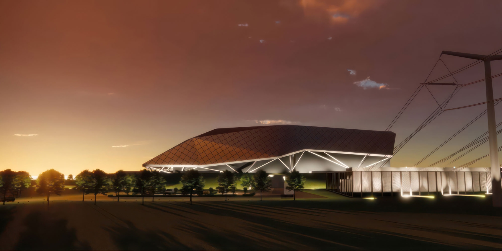 Rolls-Royce-SMR bei Nacht